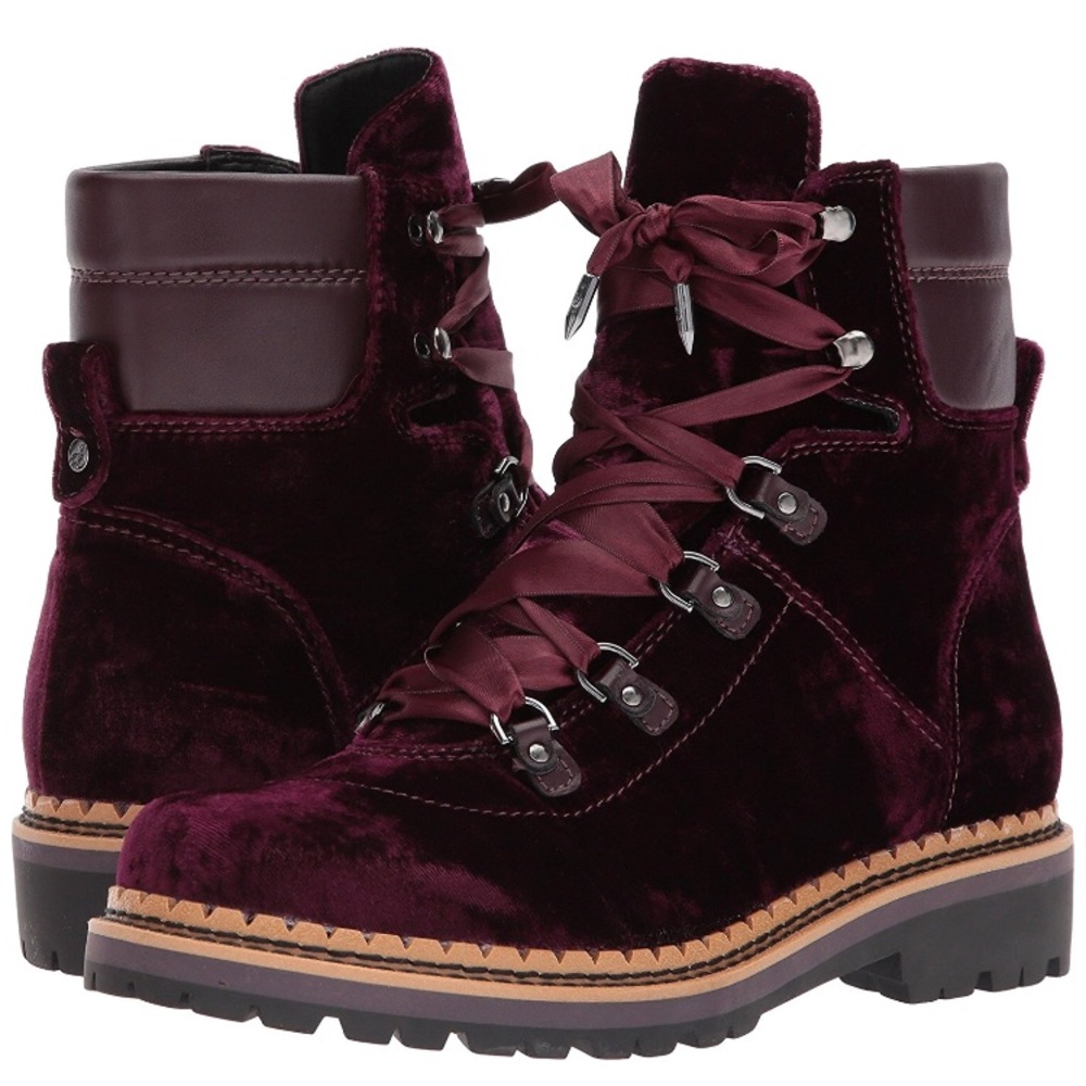 Sam Edelman Browan Velvet combat boots